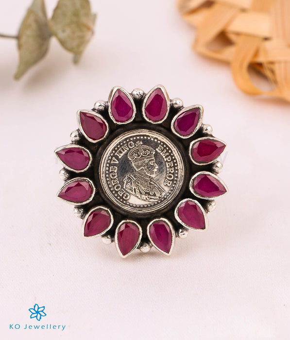 The Pana Vintage Coin Silver Finger Ring