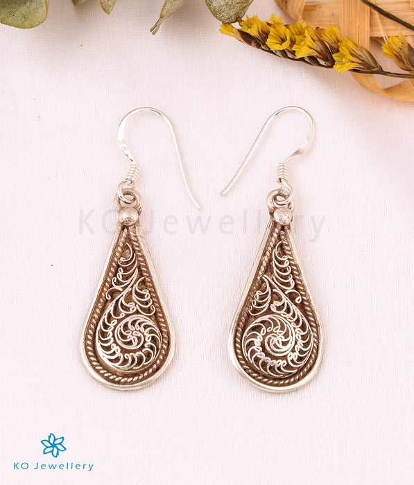 The Attaka Antique Silver Earrings
