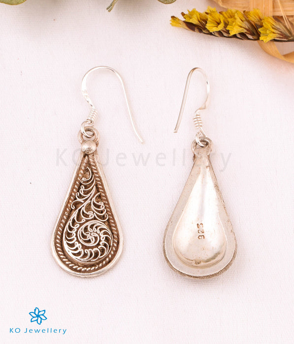 The Attaka Antique Silver Earrings