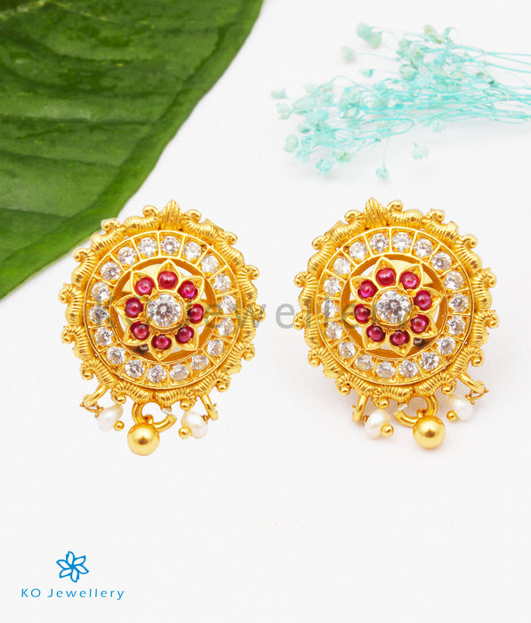 The Manasi Silver Ear-studs
