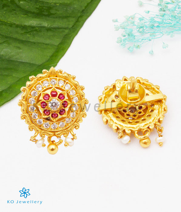 The Manasi Silver Ear-studs