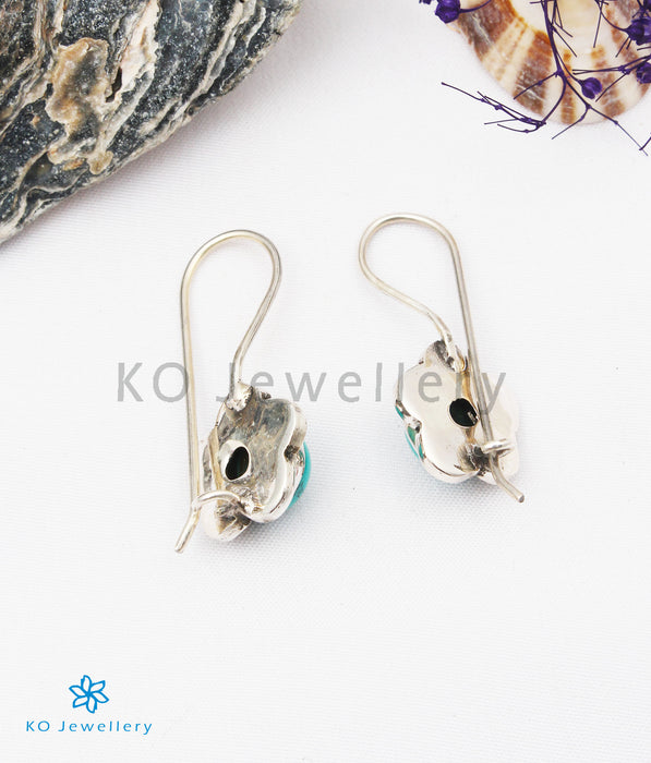 The Imaya Silver Gemstone Earrings (Coral)