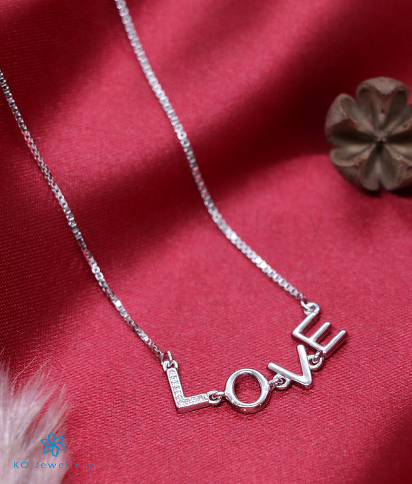 The Valentine Silver Necklace