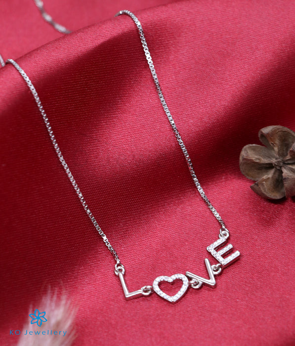The Love Silver Necklace