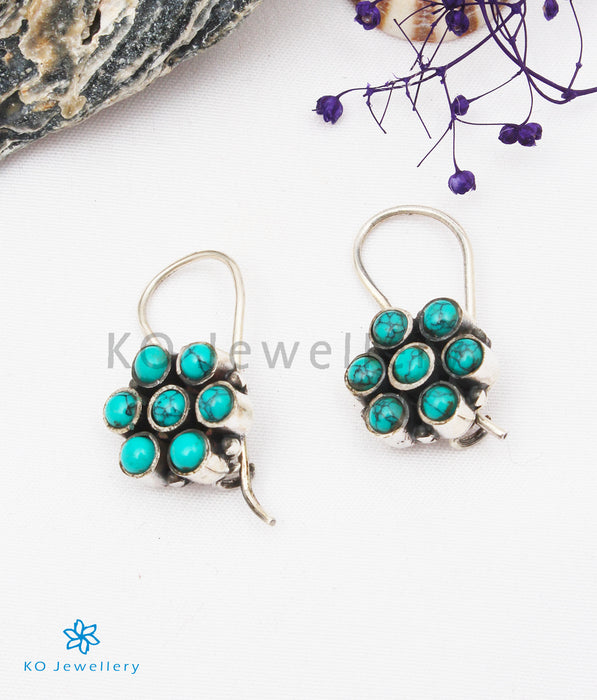 The Ila Silver Gemstone Earrings (Turquoise)