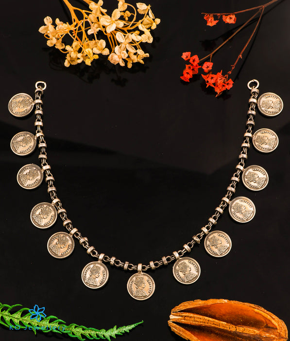Large French Coin and Pearl Necklace | Coin jewelry, Fashion jewelry, Pearl  necklace designs