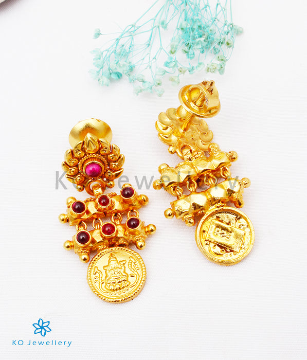 Details more than 180 gold lakshmi kasu earrings best