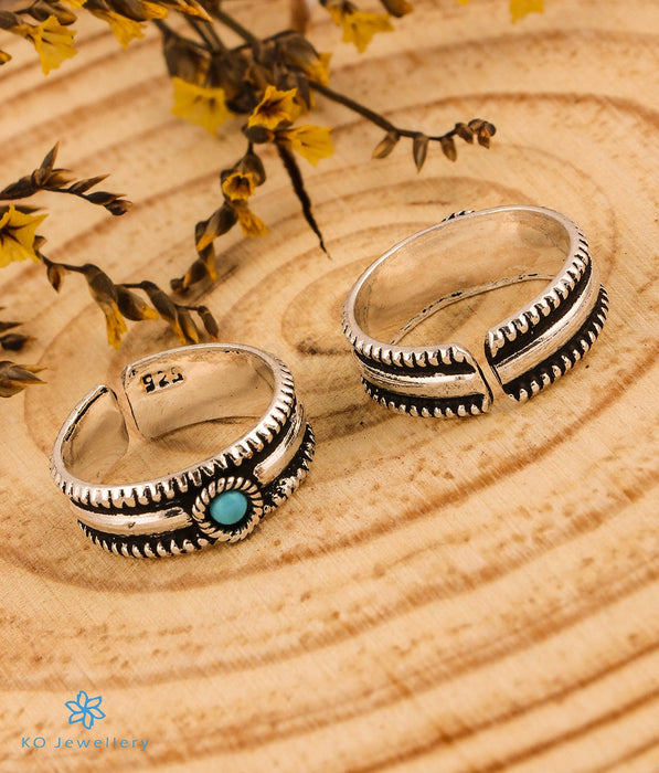 Navajo Turquoise Ring, Indigenous Artisan Sterling Silver - WhyteWing