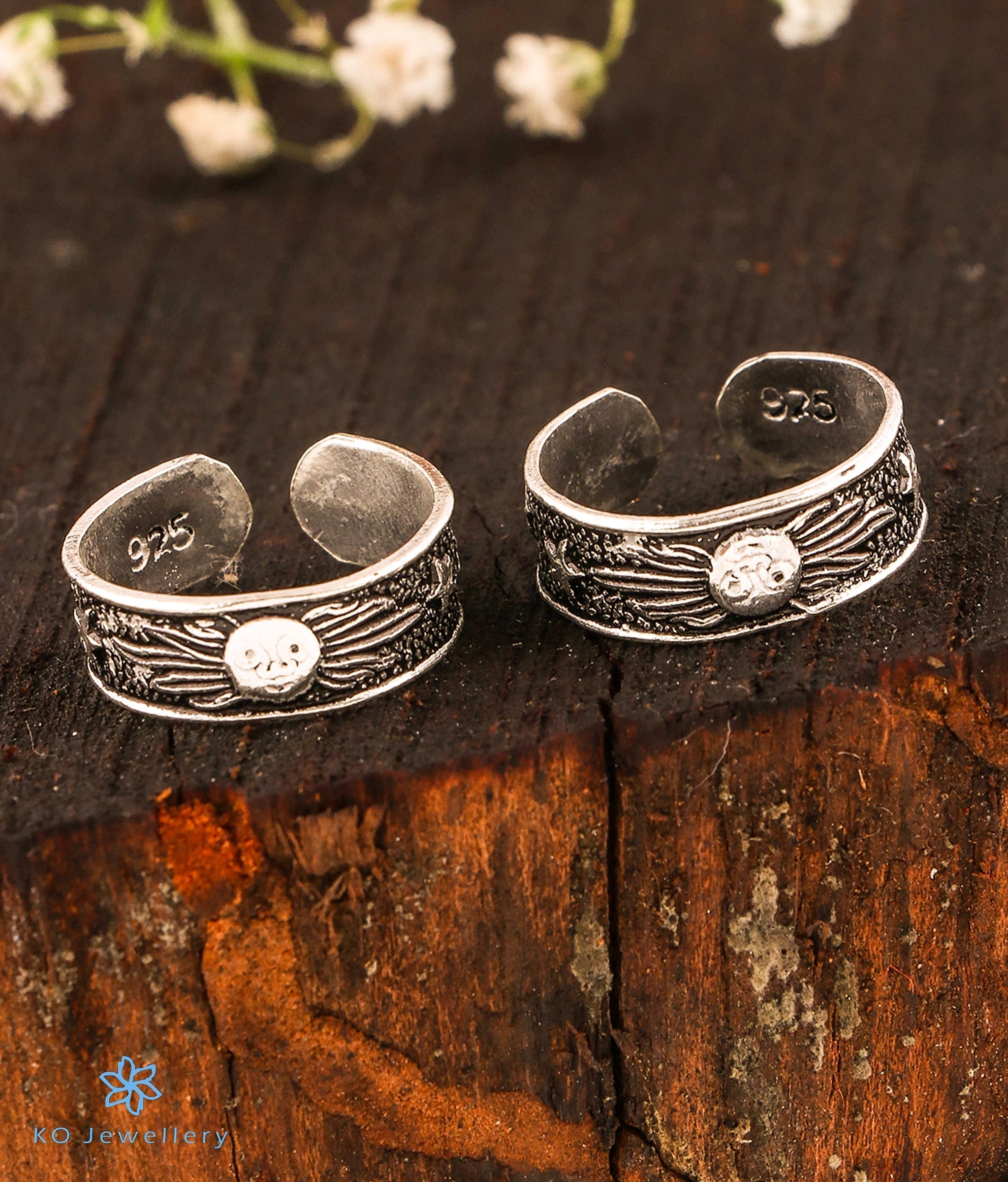 The Aqsa Silver Toe-Rings