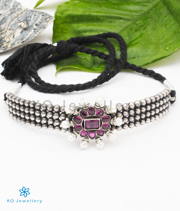 The Akshata Silver Choker Necklace
