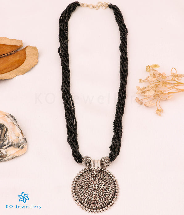 The Sanam Silver Beads Necklace
