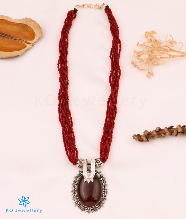The Mithya Silver Beads Necklace