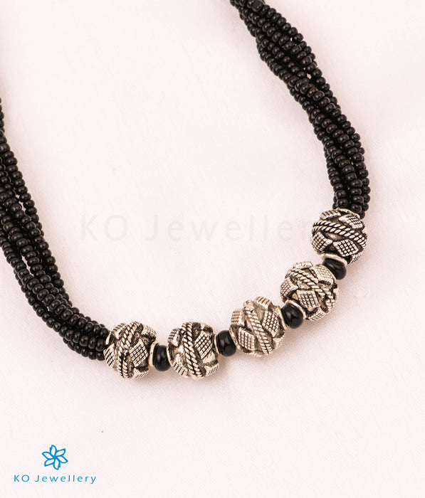 The Rajata Silver Beads Necklace