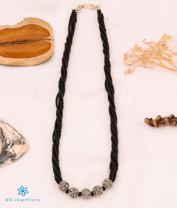 The Neeraja Silver Beads Necklace