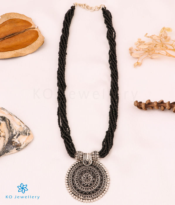 The Amruda Silver Beads Necklace