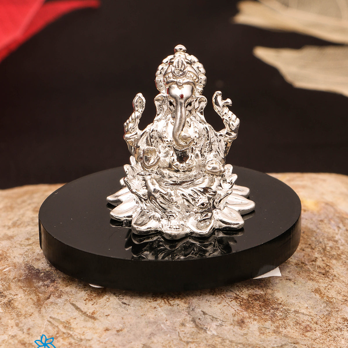 Buy Silver Ganesha Idol Online in India - Mypoojabox.in
