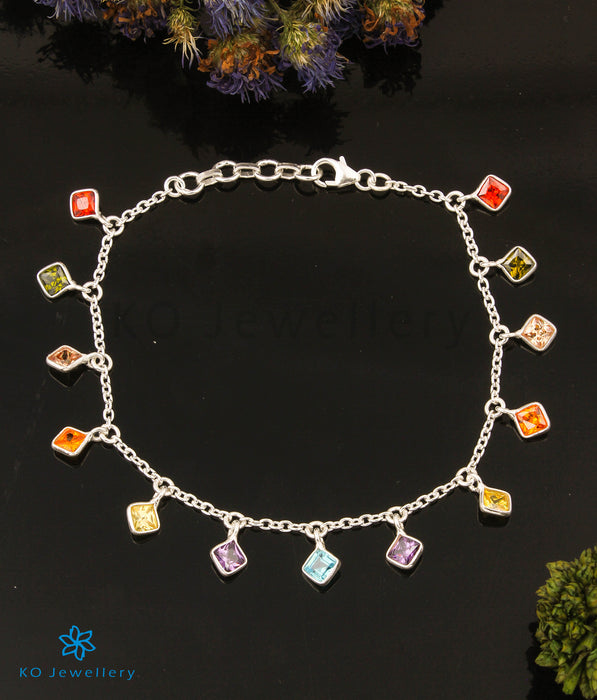 Copy of The Imara Silver Gemstone Bracelet (White) (qty 2)