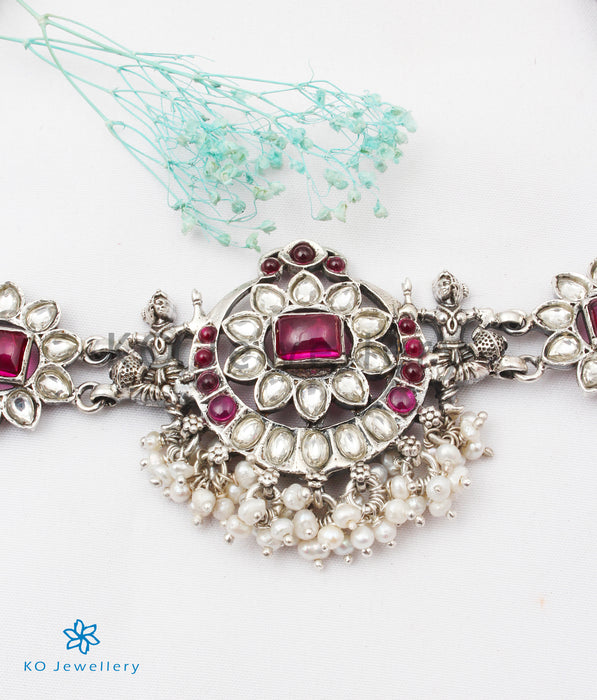 The Brinda Silver Choker Necklace
