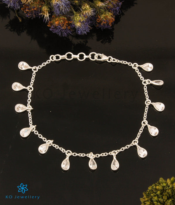 Copy of The Imara Silver Gemstone Bracelet (White)