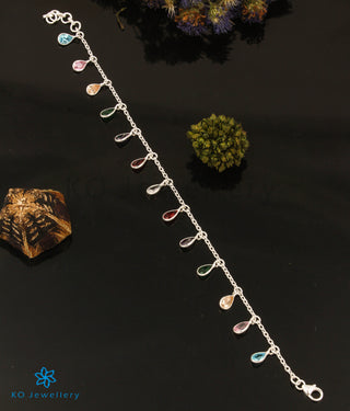 Copy of The Imara Silver Gemstone Bracelet (White)