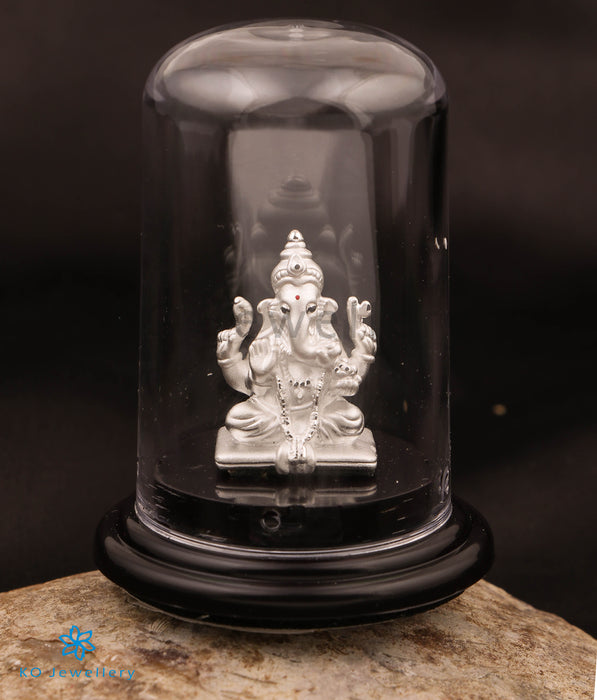 The Aparna 999 Pure Silver Ganesha Idol