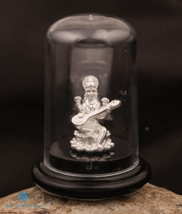 The Saraswati 999 Pure Silver Idol