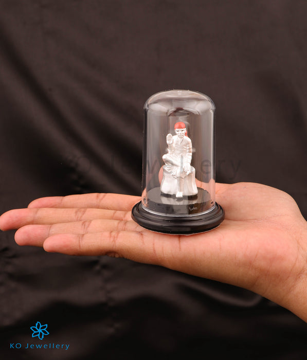 The Shri Sai Baba 999 Pure Silver Idol (Small)