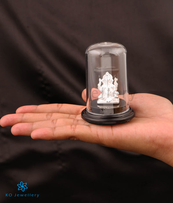 The Jayesh 999 Pure Silver Ganesha Idol
