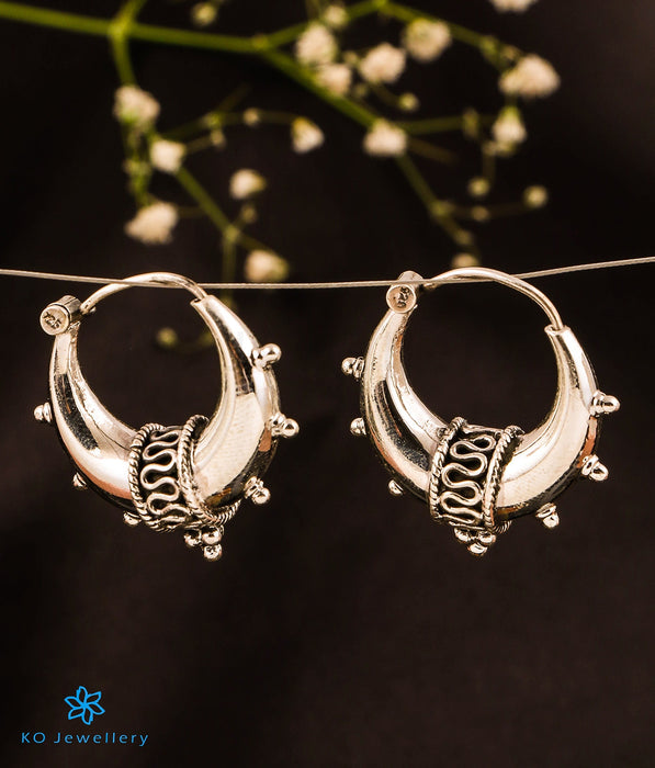The Falak Silver Hoops