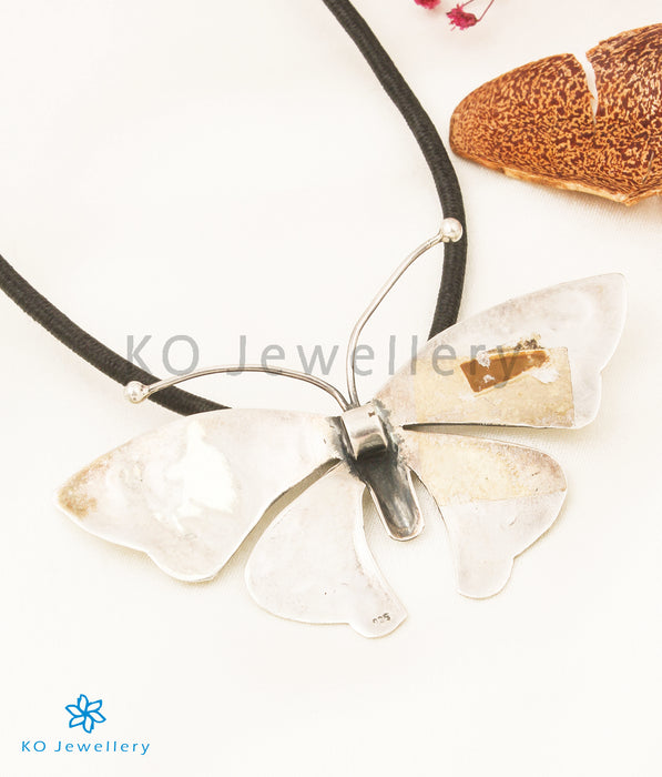The Butterfly Antique Silver Pendant