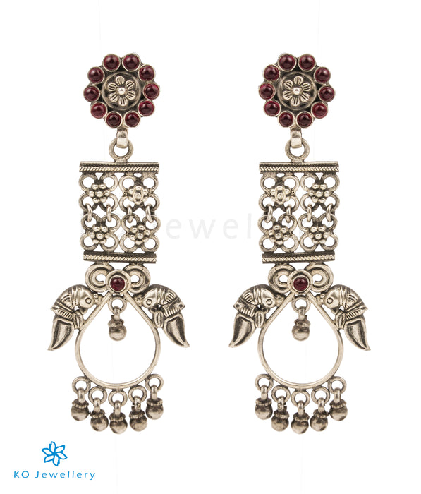 The Amitava Antique Silver  Earrings