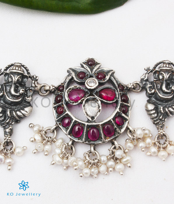 The Tarun Silver Choker Necklace
