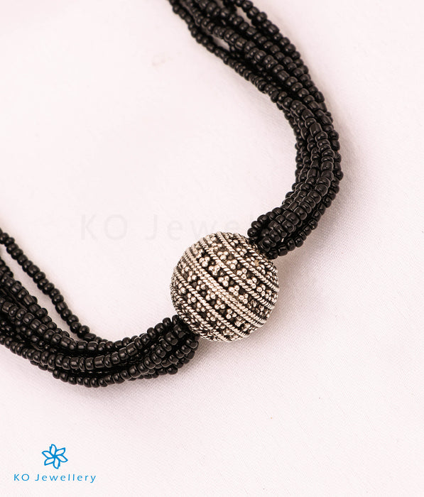 The Rujuta Silver Beads Necklace