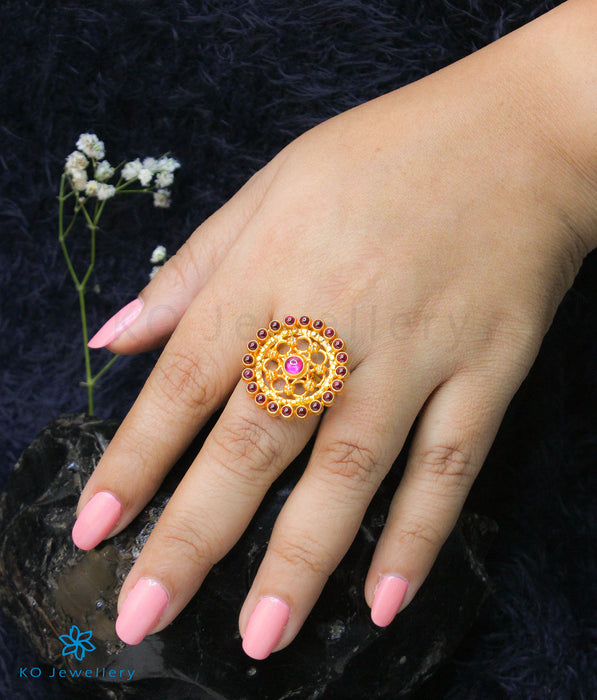 Buy Triangle Design Diamond Finger Ring for Men Online | ORRA