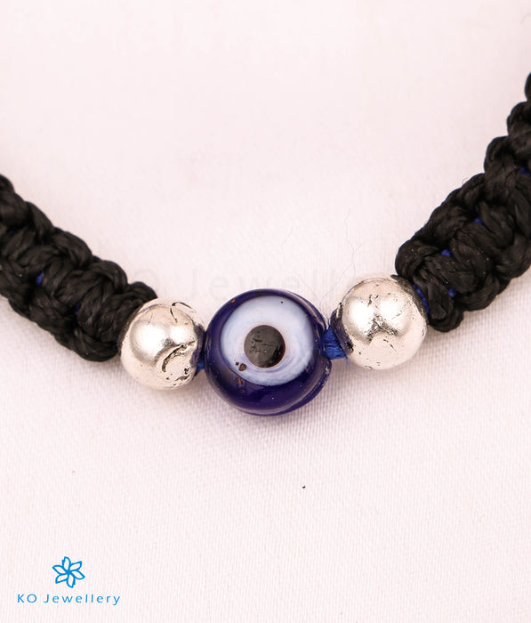 The Susan Silver Evileye Black Thread Bracelet