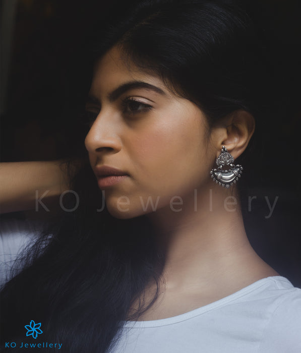 The Bhaumi Silver Earrings