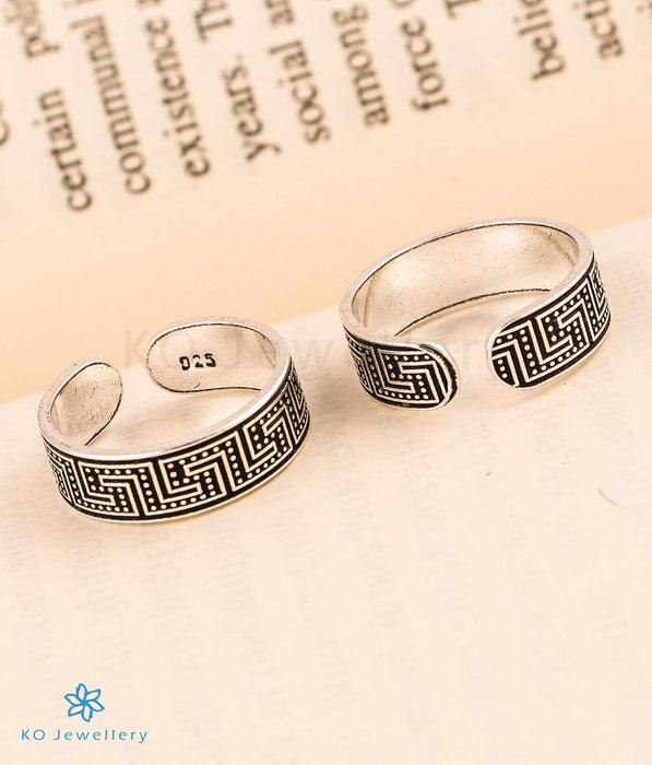 The Aztec Silver Toe-Rings
