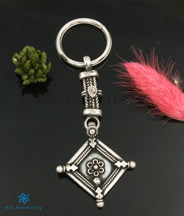 The Prithvi Antique Silver Key Chain