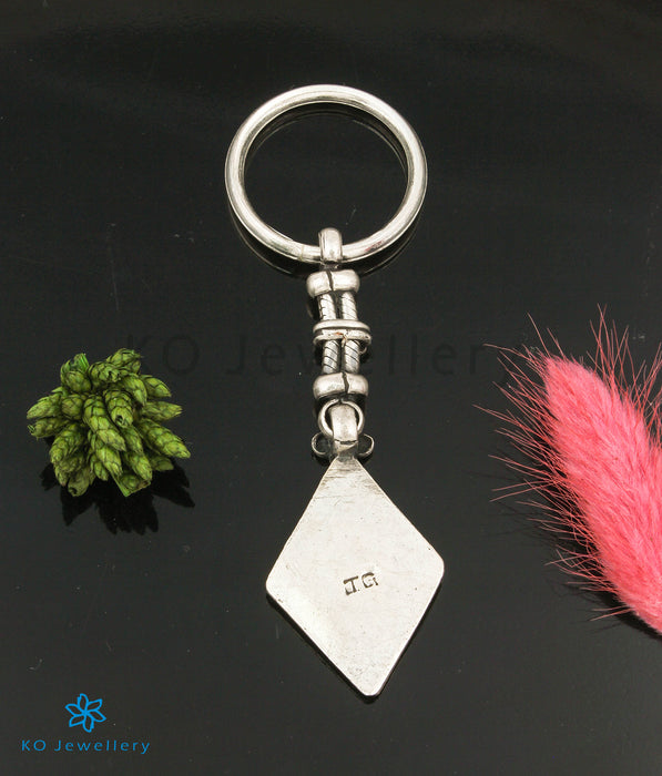 The Ananya Antique Silver Key Chain