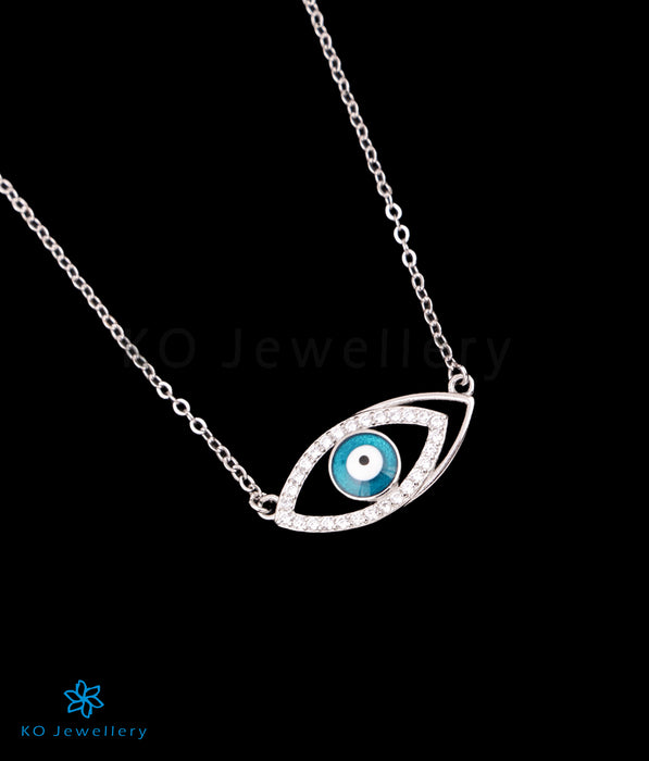 The Lara Evileye Silver Necklace