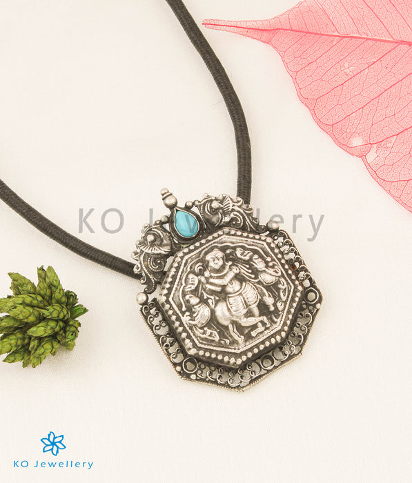 The Gopika Silver Krishna Pendant