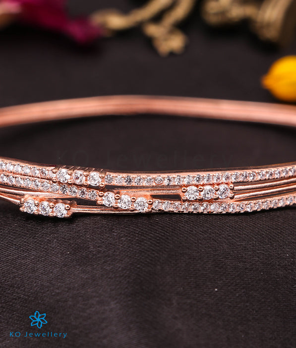 The Braid Silver Rosegold Bracelet