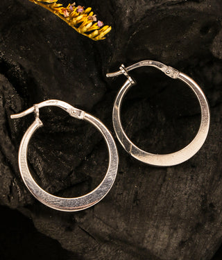 The Anupa Silver Hoops