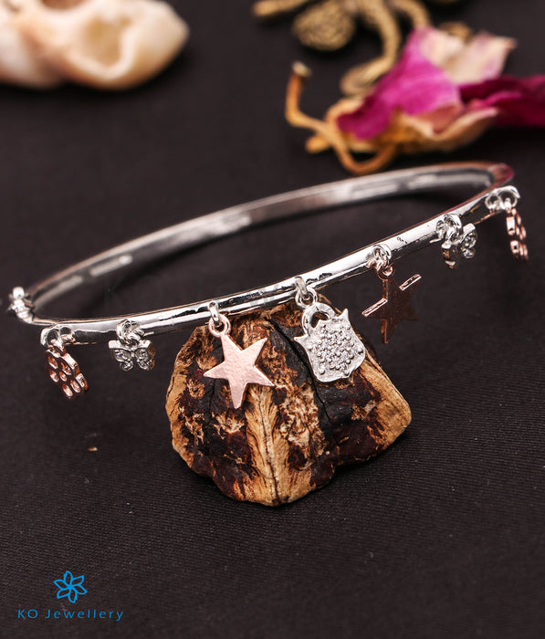 The Vedika Silver Charms Bracelet