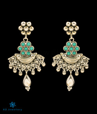 The Udvit Silver Turquoise Earrings