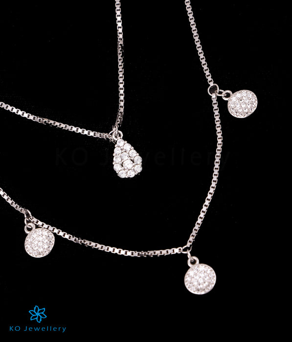 The Lorra Silver Layered Necklace