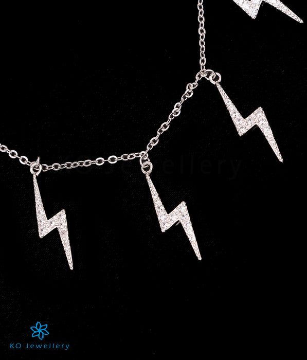 The Lightning Silver Necklace