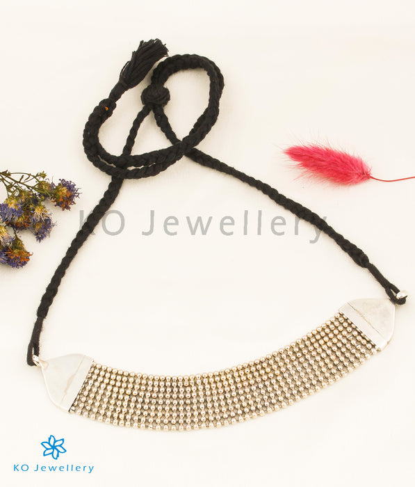 The Asav Silver Choker-Necklace