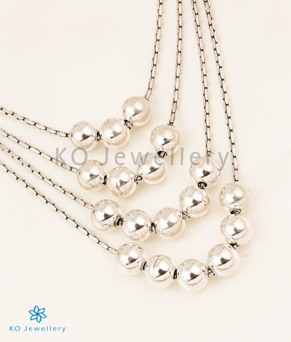 The Purvi Silver Layered Necklace