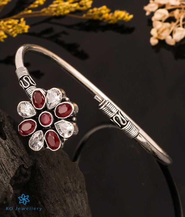 The Isa Silver Openable Gemstone Bracelet